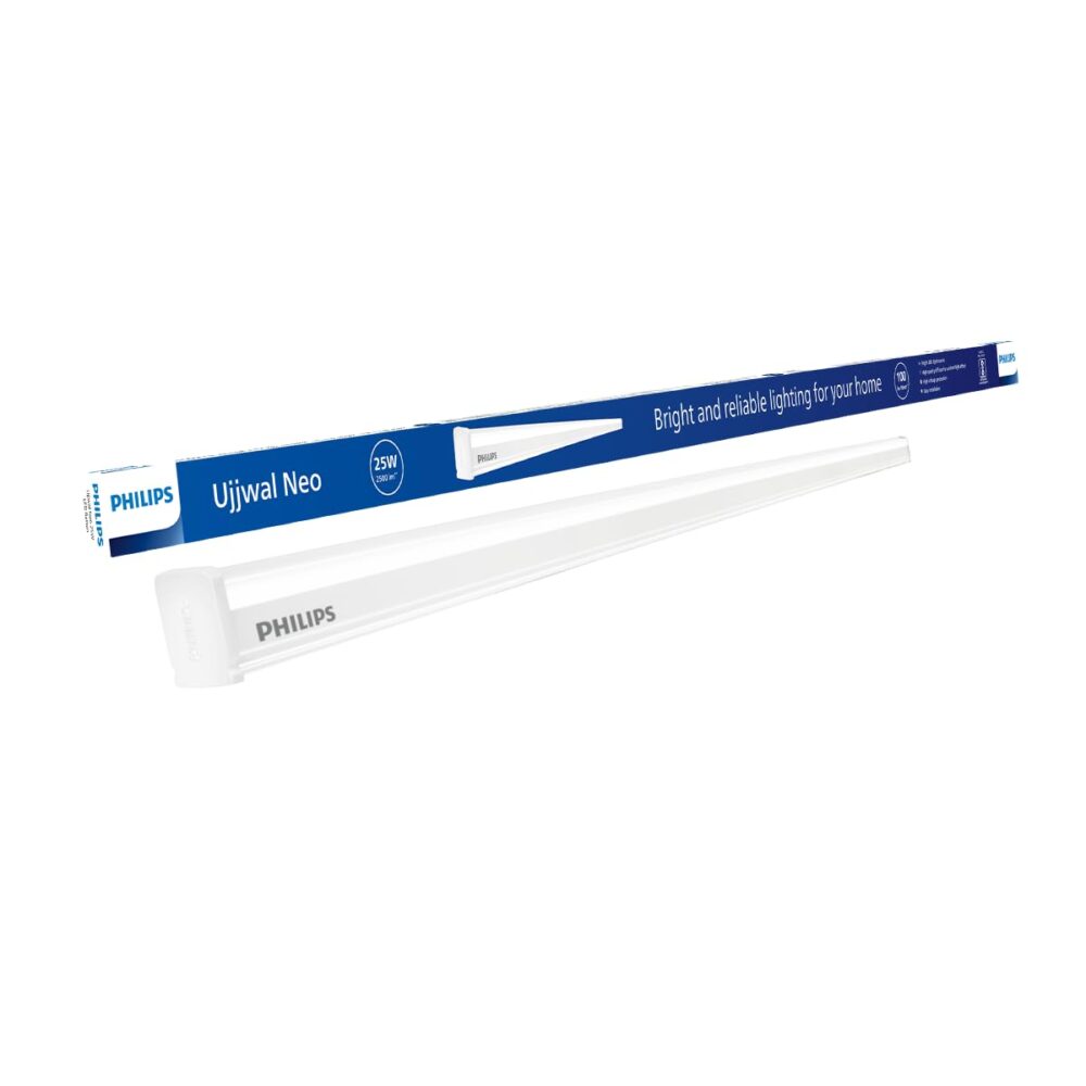 PHILIPS 25 W LED Tubelight | Ujjawal Neo LED Tubelight for Home & Hall, Colour : Cool Day Light, Pack Of 1