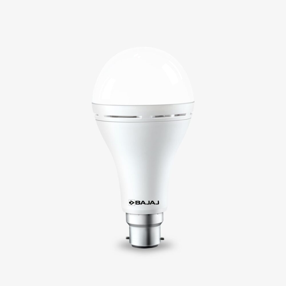 Bajaj LEDZ 12W Rechargeable Emergency Inverter LED Bulb | Cool Day Light | Upto 4 Hours Battery | B22D | 1 Year - Warranty (Pack of 1, White) - Image 2