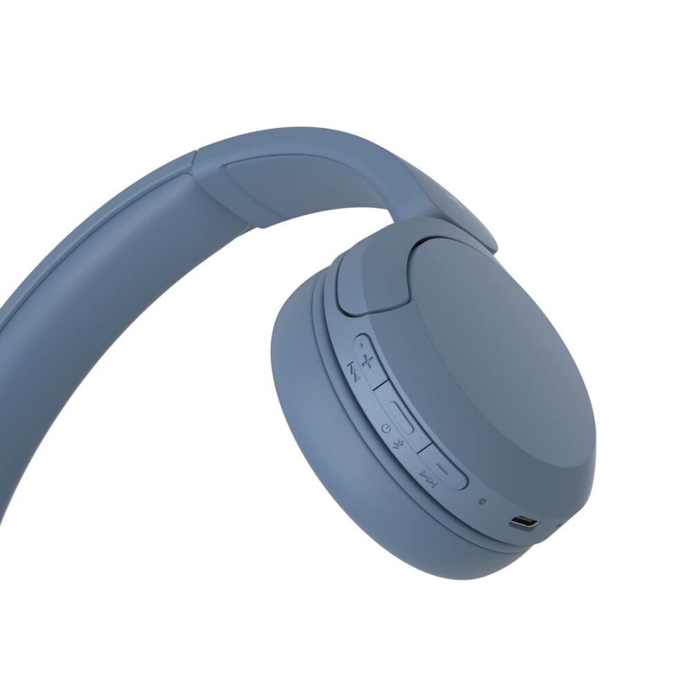Sony WH-CH520 Wireless Bluetooth Headphones On Ear with Mic, Up to 50Hrs Battery, Quick Charge, DSEE Upscale, Multipoint Connectivity, Voice Assistant, Customized EQ-Blue - Image 6