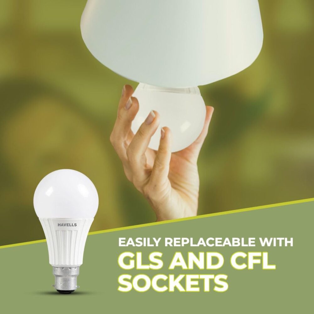 HAVELLS Sensolite 9W Motion Sensor Led Bulb |Auto on-Auto off|5 Mtr Radius Sensor Area (B22 Cool day white) - Image 4