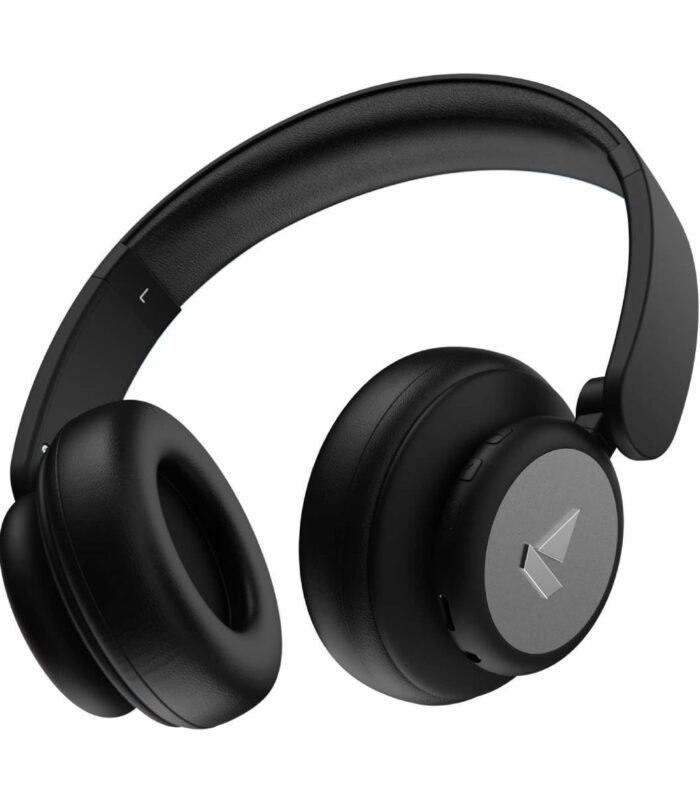 boAt Rockerz 450, 15 HRS Battery, 40mm Drivers, Padded Ear Cushions, Integrated Controls, Dual Modes, On Ear Bluetooth Headphones, Wireless Headphone with Mic (Luscious Black)