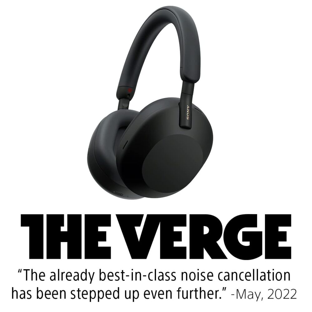 Sony WH-1000XM5 Best Active Noise Cancelling Wireless Bluetooth Over Ear Headphones with Mic for Clear Calling,Battery Life 30 Hours -Black - Image 9