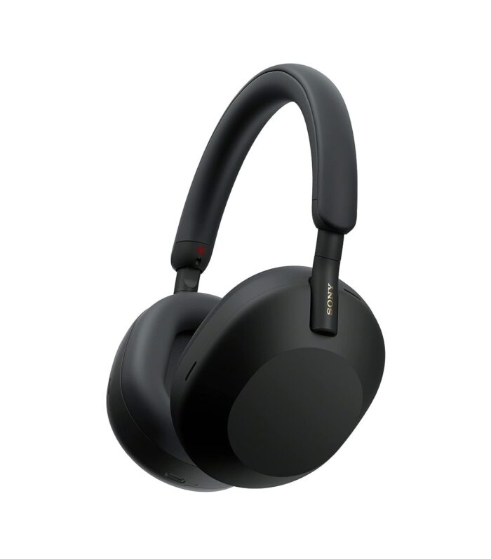 Sony WH-1000XM5 Best Active Noise Cancelling Wireless Bluetooth Over Ear Headphones with Mic for Clear Calling,Battery Life 30 Hours -Black