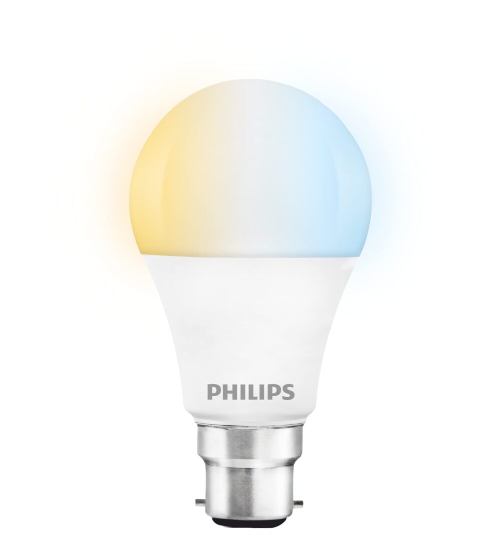 PHILIPS 10-watt LED Bulb|3 Colors in 1 LED Bulb|Scene Switch Bulb for Home & Decoration|Color: Tunable White, Pack of 1, 10 w, b22d - Image 7