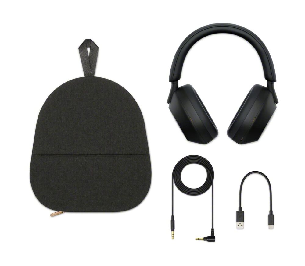 Sony WH-1000XM5 Best Active Noise Cancelling Wireless Bluetooth Over Ear Headphones with Mic for Clear Calling,Battery Life 30 Hours -Black - Image 10