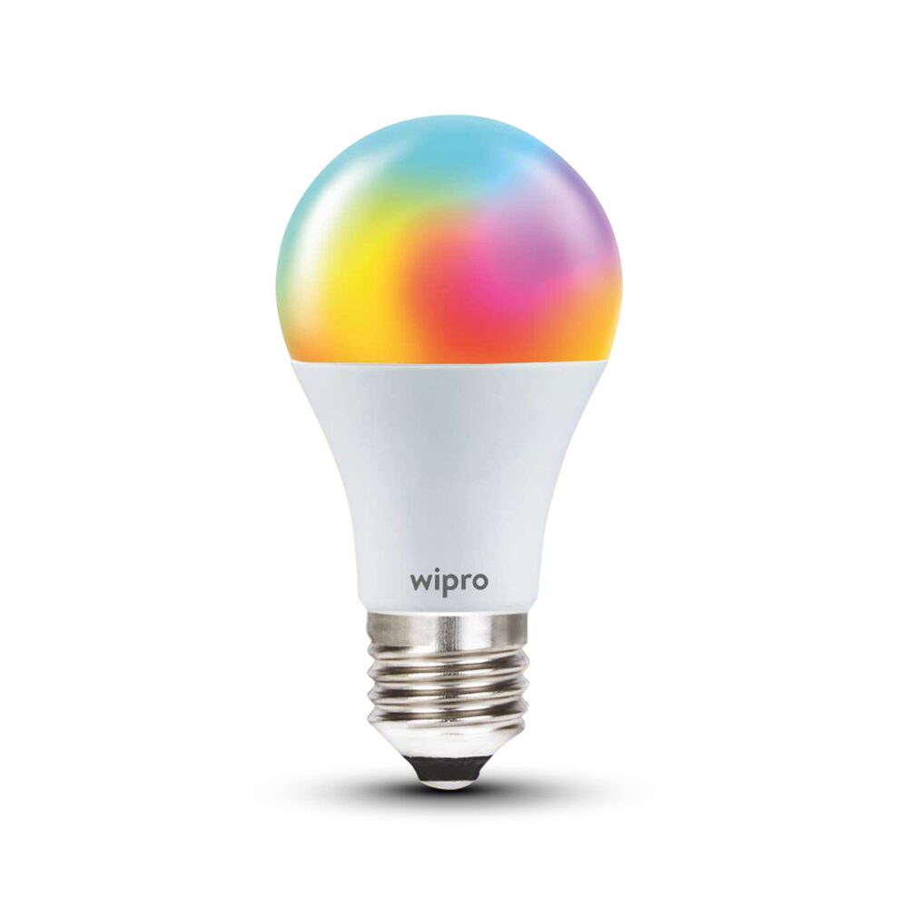 wipro 9-Watt E27 WiFi Smart LED Bulb with Music Sync (16 Million Colours + Warm White/Neutral White/White) (Compatible with Amazon Alexa and Google Assistant), Standard (NS9500) - Image 8