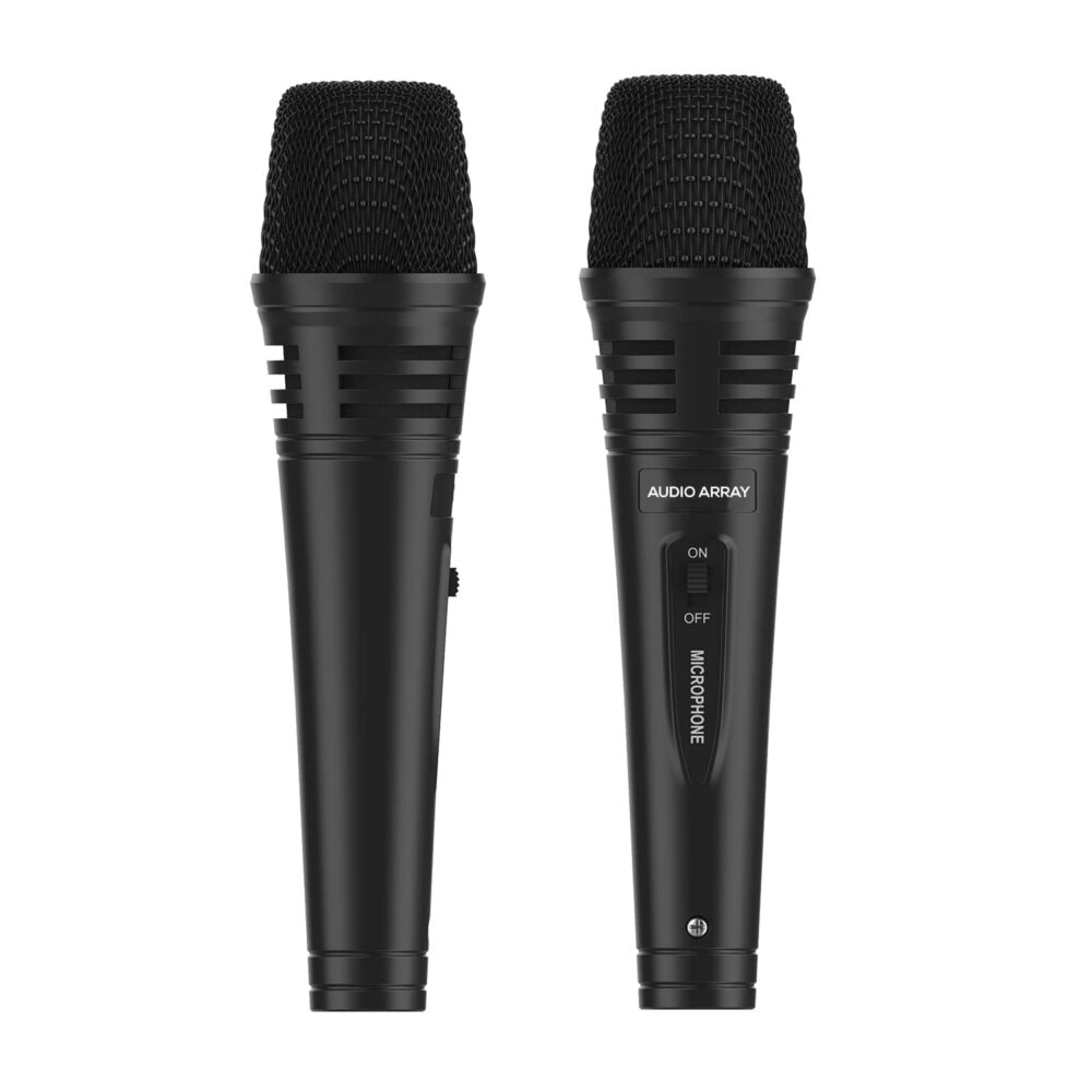 Audio Array AM-C3 XLR to TRS Dynamic Handheld Karaoke Microphone | Premium Metal Built with 3M Cable | Singing, Public Meetings, Studio Recording, Live Show, Party, Church, Wedding - Image 2