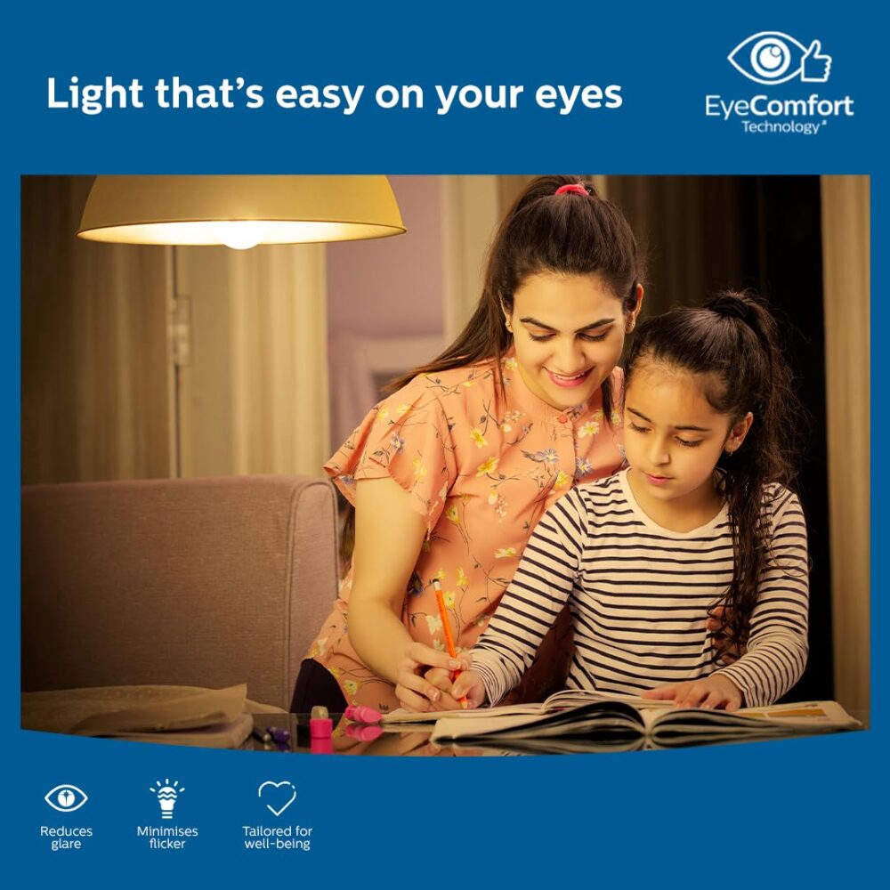 PHILIPS 22-watt LED Bulb |AceBright High Wattage LED Bulb|Base: B22 Light Bulb for Home | Golden Yellow, Pack of 1 - Image 2