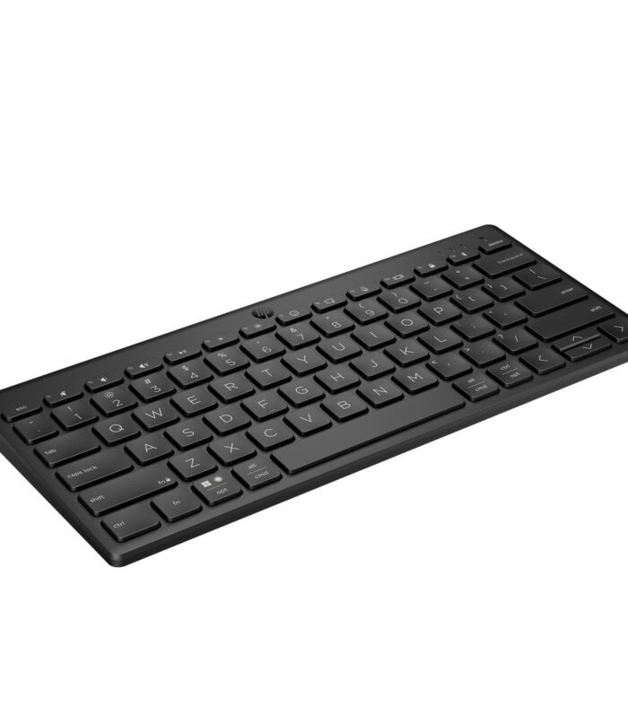 HP 350 Compact Multi-Device Bluetooth Wireless Keyboard; Spill Resistant; Swift Pair; OS Auto-Detection, LED Indicator, Battery Life Up to 24 Months