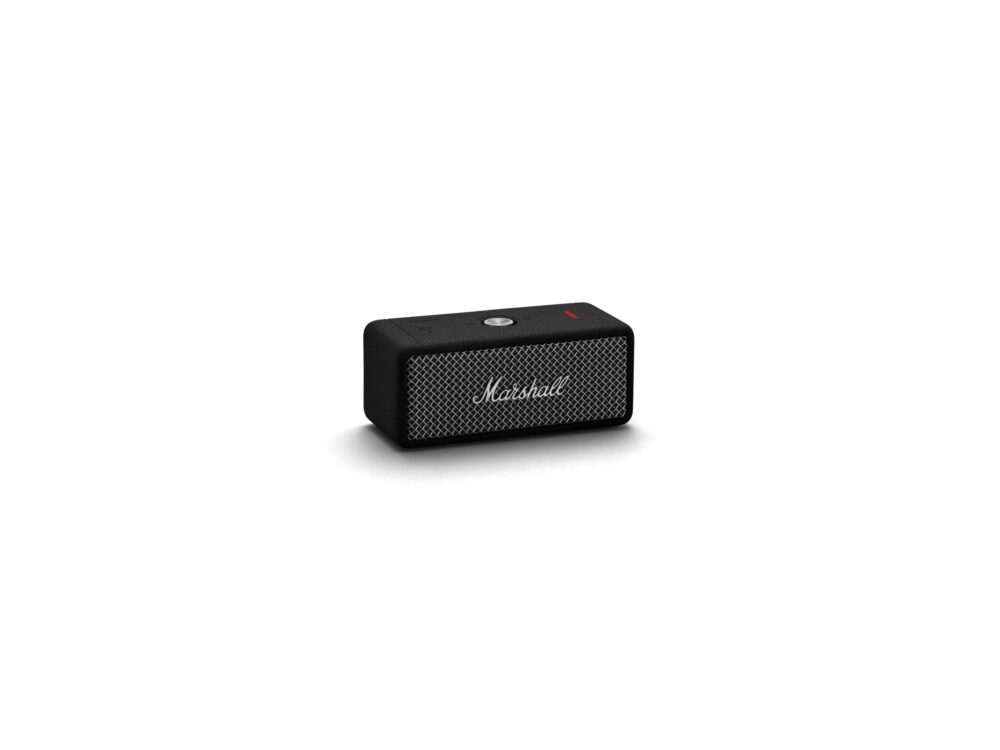 Marshall Emberton II Compact Portable Bluetooth Speaker with 30+ Hours of Playtime, (360° Sound), Dust & Waterproof (IP67) – Black & Steel. - Image 4