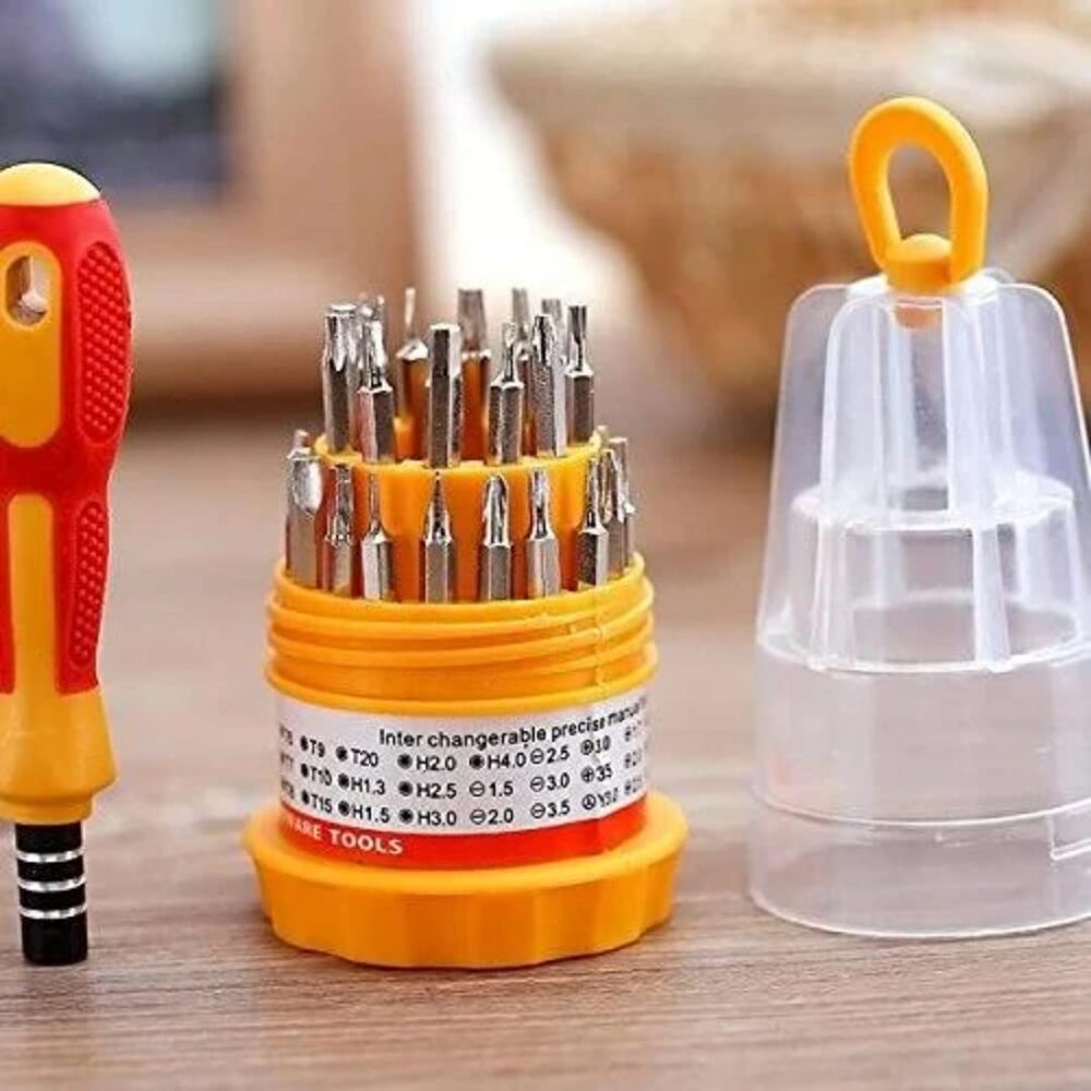 Sulfar Screwdriver Set, Steel 31 in 1 with 30 Screwdriver Bits, Professional Magnetic Driver Set, for PC/Household/Furniture/Tablet/Game Console/Electronic Devices - Image 4