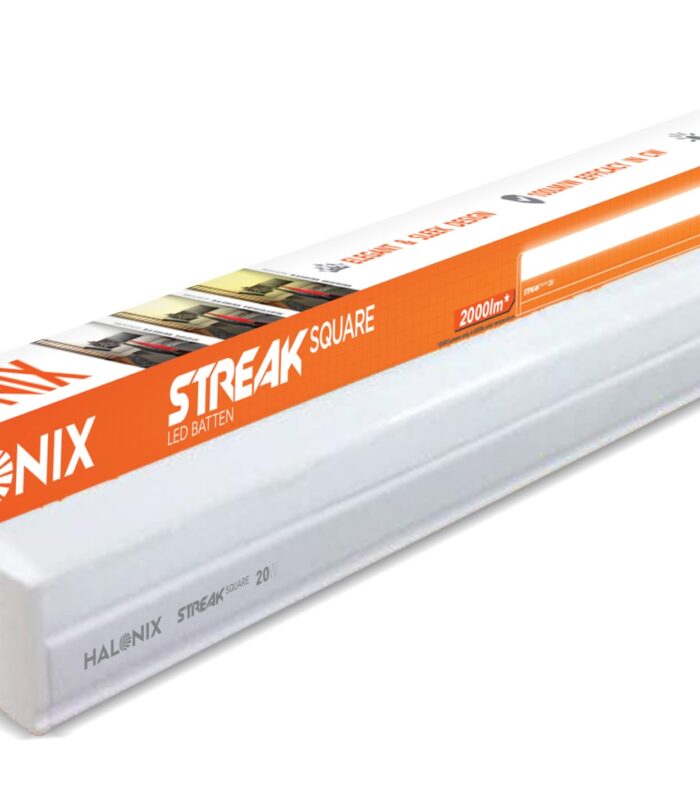 Halonix Streak Squar 20-Watt LED Batten (Cool White)