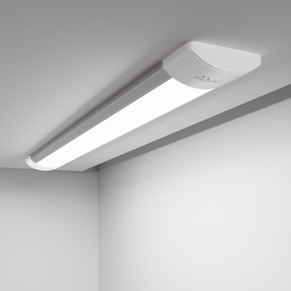 Murphy Omega 20W LED Tube Light | Ultra-Slim 2ft Aluminium Batten | Soft Cool White Glow (Pack of 2)