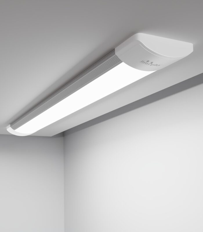 Murphy Omega 20W LED Tube Light | Ultra-Slim 2ft Aluminium Batten | Soft Cool White Glow (Pack of 2)