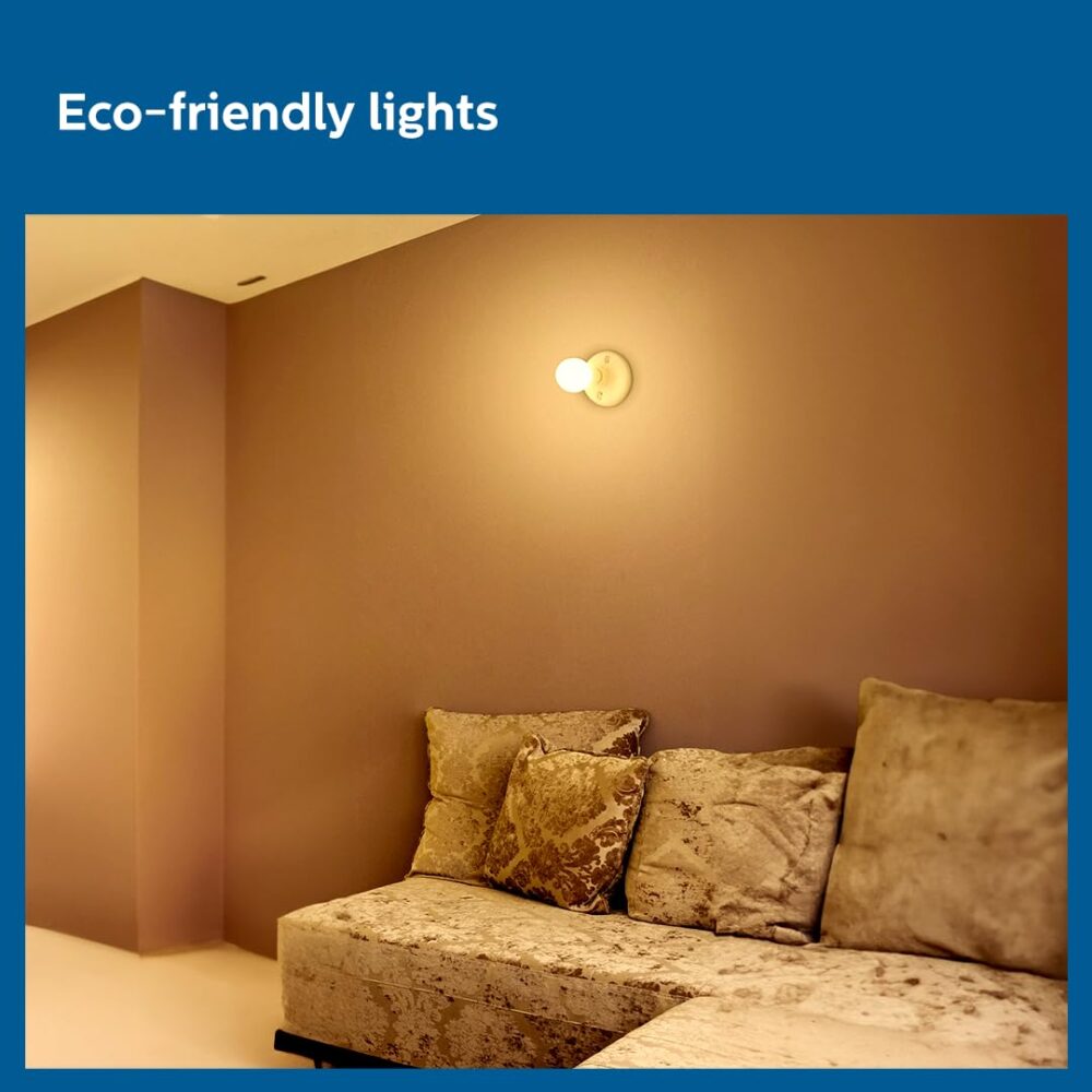 PHILIPS 22-watt LED Bulb |AceBright High Wattage LED Bulb|Base: B22 Light Bulb for Home | Golden Yellow, Pack of 1 - Image 4