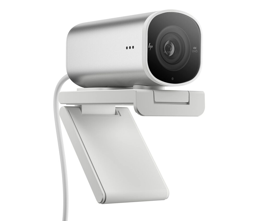 HP 960 4K Streaming Webcam, 4K 30fps or 1080p 60fps, STARMIS CMOS Sensor, 8MP, 100 deg Diagonal Field of View, autofocus, Dual mic, Universal mounting Clip, Tripod Mount, 360 deg Swivel, 90 deg tilt - Image 7
