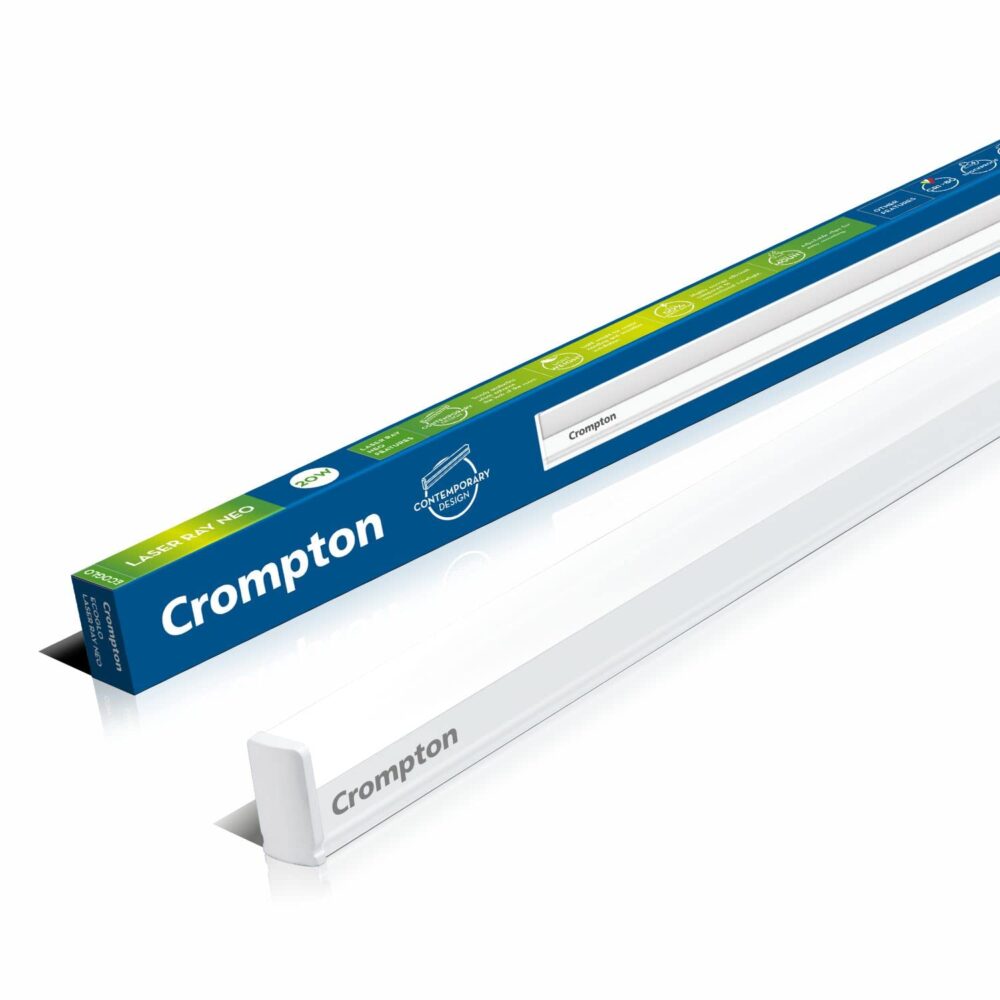 Crompton Laser Ray Neo 36W LED Batten |4 feet Slim Batten for Living Room & Bedroom | Energy Efficient Tubelight for Home | BIS Approved | Cool Day Light (6500K) (Pack of 2) - Image 6