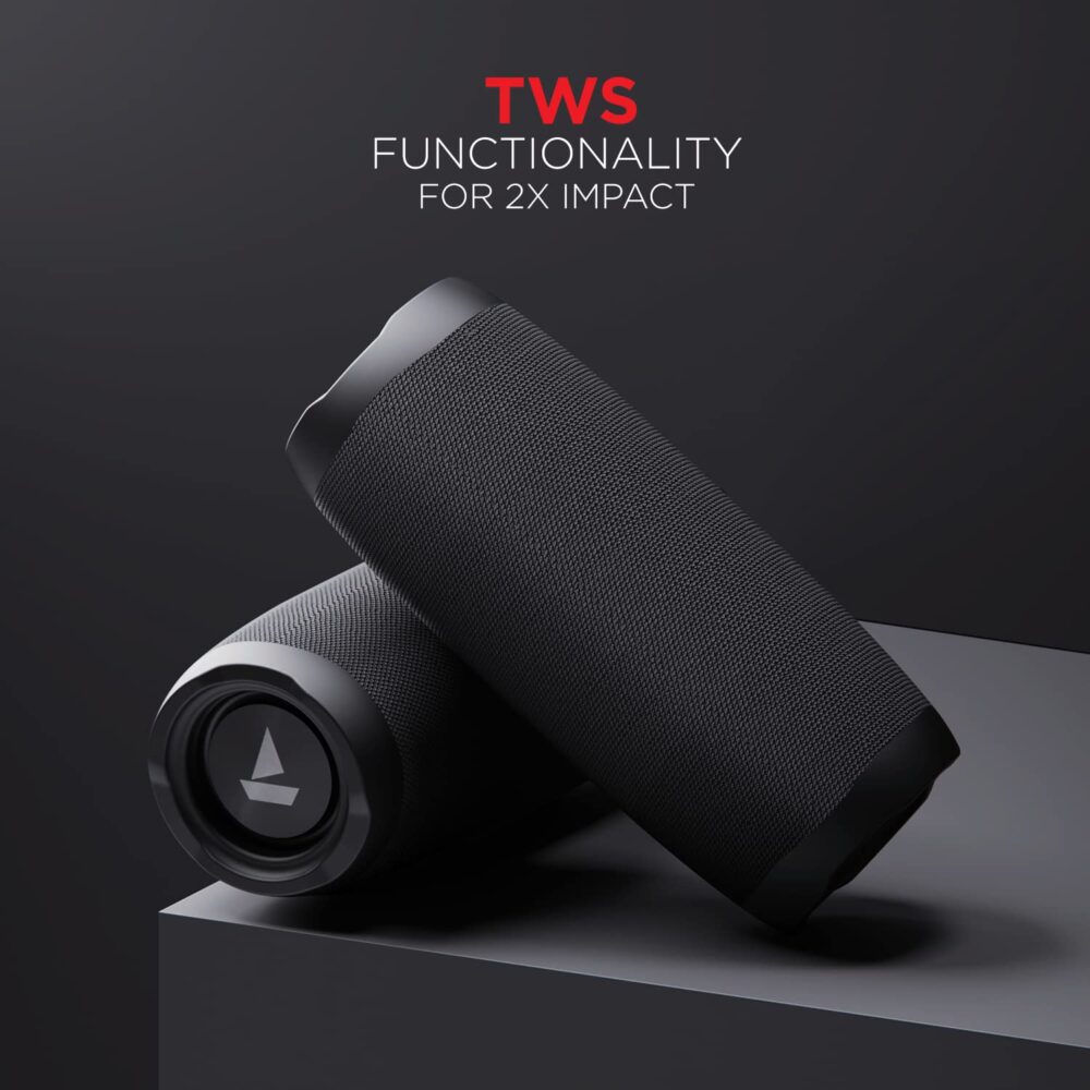 boAt Stone 620 Bluetooth Speaker with 12W RMS Stereo Sound, 10HRS Playtime, TWS Feature, IPX4, Multi-Compatibility Mode(Black) - Image 4