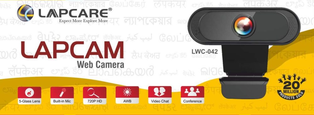 Lapcare Lapcam HD 720M P, Noise Isolated Microphone with Computer HD stremaing Web cam for Desktop & Laptop with mic with Wide Angle Lens & Large Sensor for Superior Low Light, Optical (Black) - Image 7
