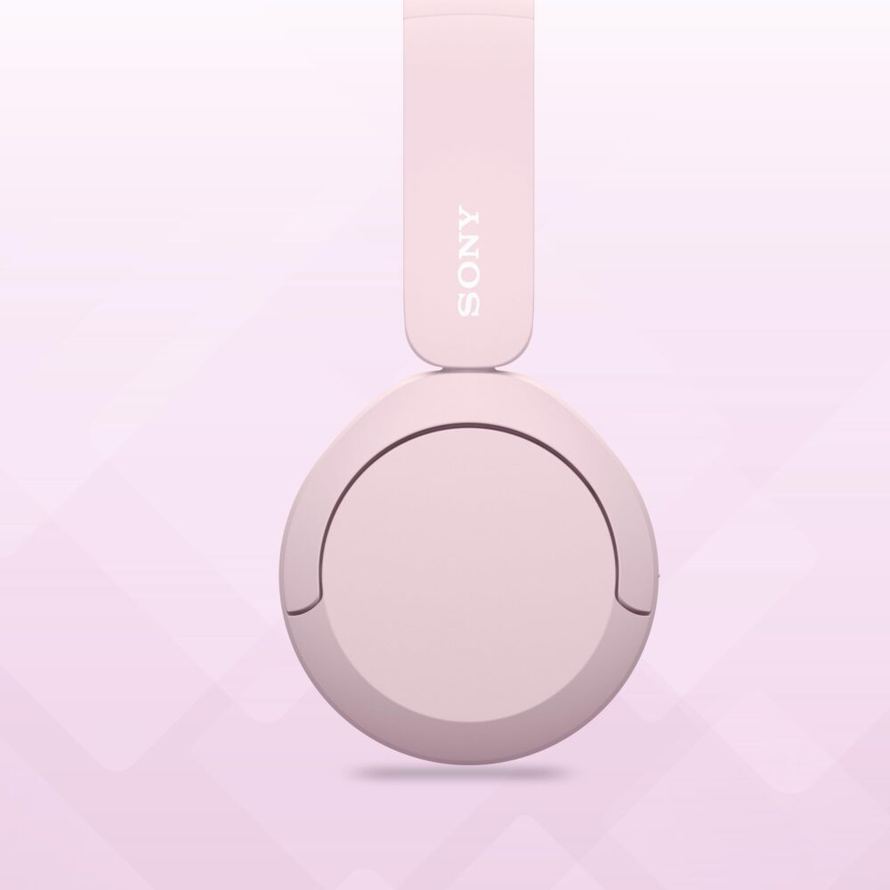 Sony WH-CH520 Wireless Bluetooth Headphones On Ear with Mic, Up to 50Hrs Battery-Pink - Image 3