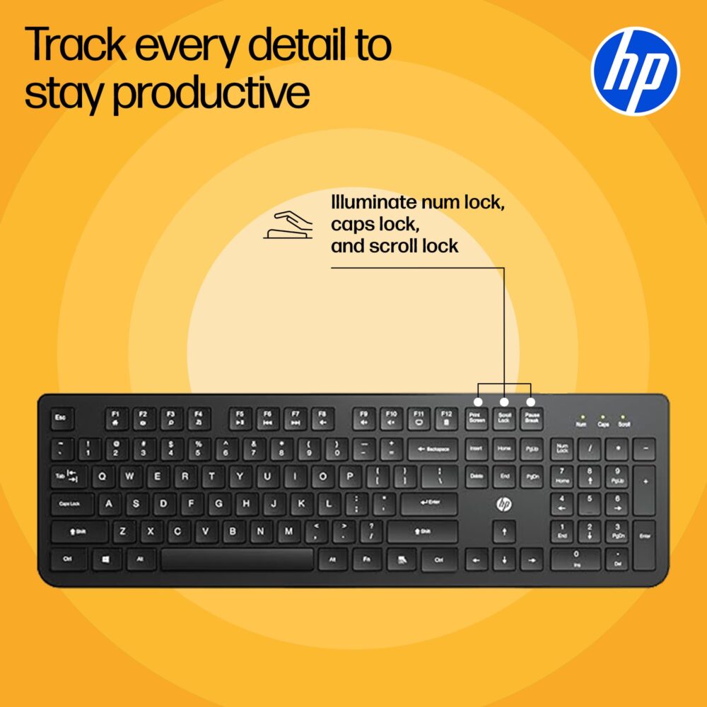 HP K290 Wireless Keyboard, Black - Image 2