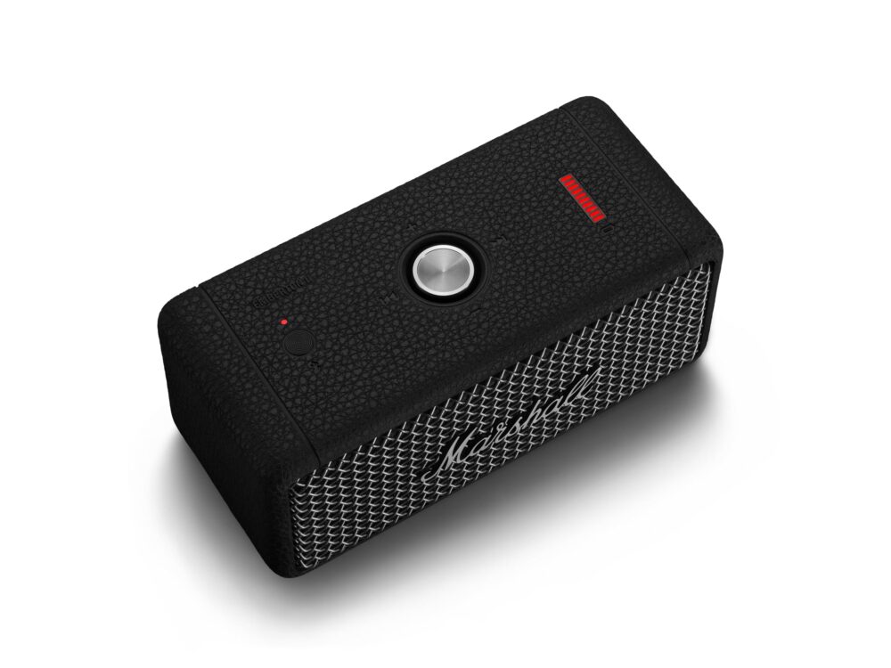 Marshall Emberton II Compact Portable Bluetooth Speaker with 30+ Hours of Playtime, (360° Sound), Dust & Waterproof (IP67) – Black & Steel. - Image 2