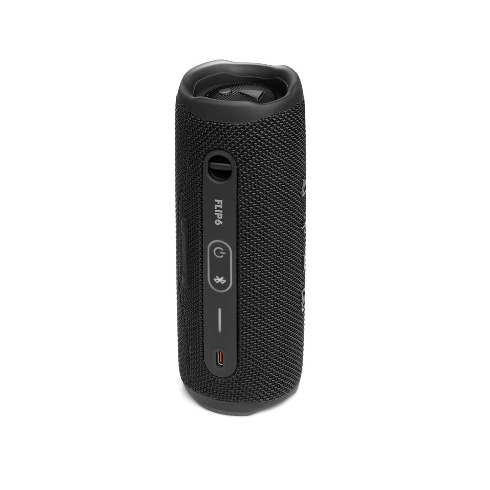 JBL Flip 6 Wireless Portable Bluetooth Speaker Pro Sound, Upto 12 Hours Playtime, IP67 Water & Dustproof, PartyBoost & Personalization App (Without Mic, Black) - Image 6