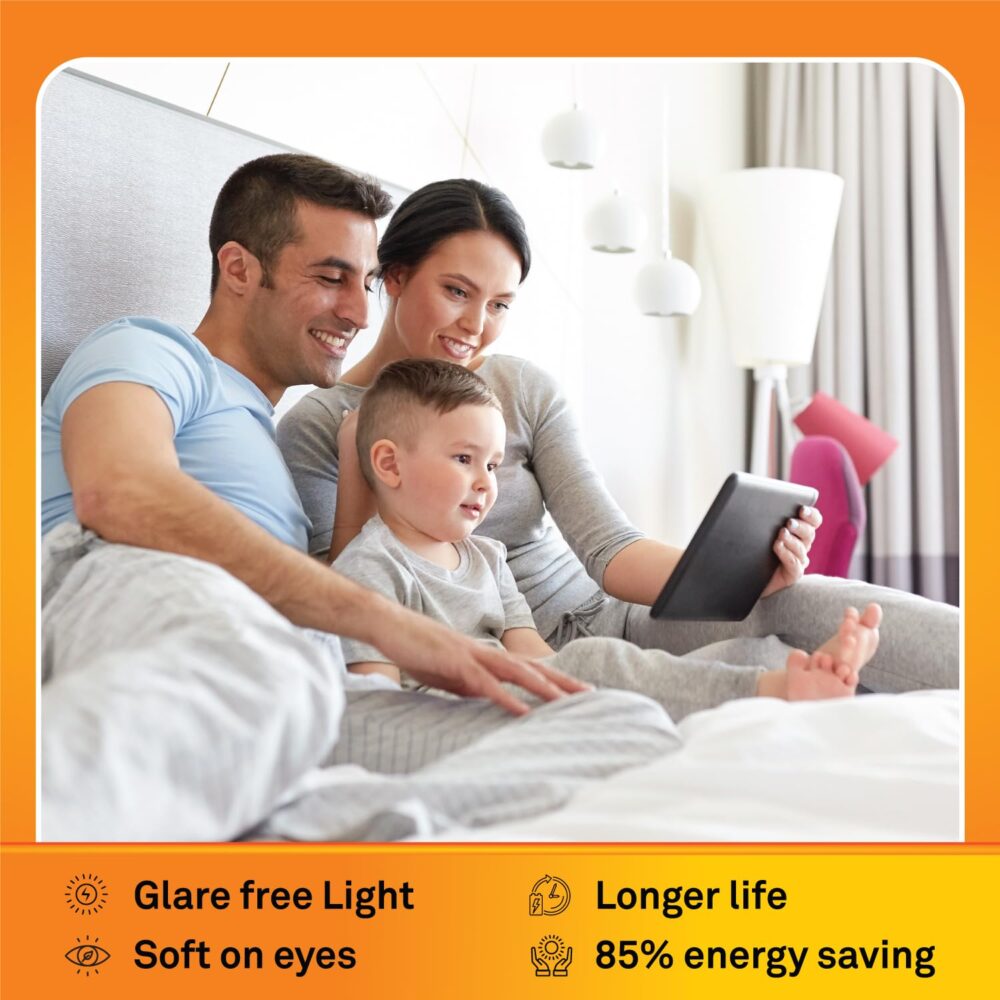 wipro Garnet 10W LED Bulb for Home & Office |Cool Day White (6500K) | B22 Base|220 degree Light coverage |4Kv Surge Protection |400V High Voltage Protection |Energy Efficient | Pack of 1 - Image 7