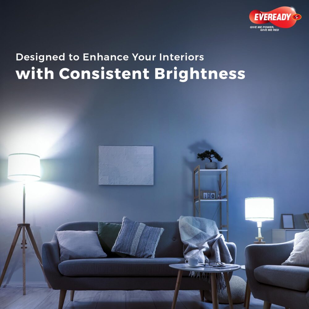 Eveready 9W LED Bulb, Cool Day Light (6500K), B22 Base, Energy-Efficient, 4kV Surge Protection, Long-Lasting Durability - Pack of 10 - Image 4