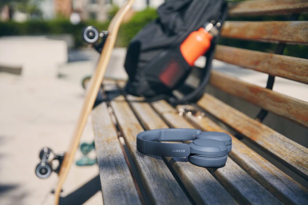 Sony WH-CH520 Wireless Bluetooth Headphones On Ear with Mic, Up to 50Hrs Battery, Quick Charge, DSEE Upscale, Multipoint Connectivity, Voice Assistant, Customized EQ-Blue - Image 4