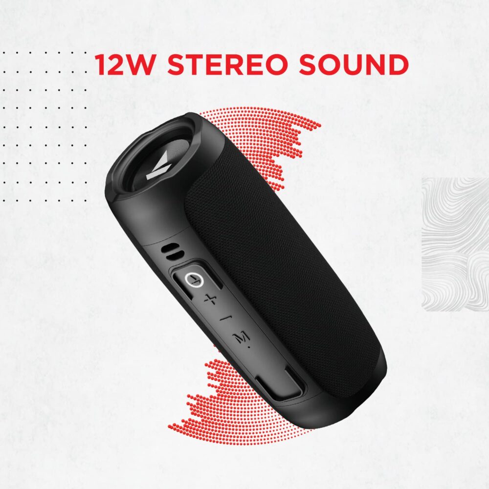boAt Stone 620 Bluetooth Speaker with 12W RMS Stereo Sound, 10HRS Playtime, TWS Feature, IPX4, Multi-Compatibility Mode(Black) - Image 6