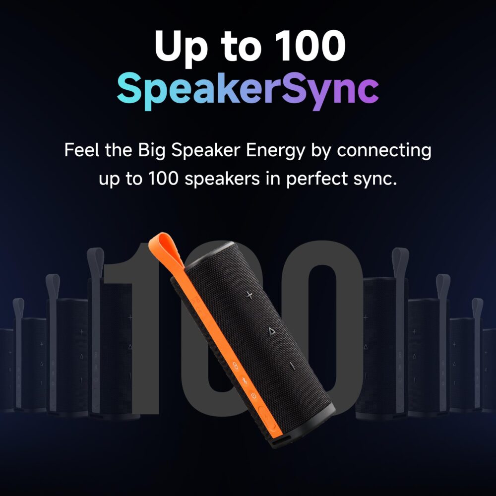 Xiaomi Sound Outdoor Speaker (Black) | |30W Hi-Quality Speaker with Mic|Upto 12hrs Playback Time|IP67 Waterproof & Type C|Wireless Stereo Pairing|Speaker for Home, Outdoor & Travel Purpose - Image 8