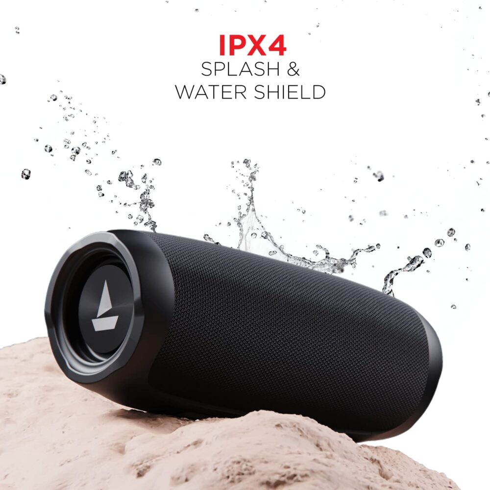 boAt Stone 620 Bluetooth Speaker with 12W RMS Stereo Sound, 10HRS Playtime, TWS Feature, IPX4, Multi-Compatibility Mode(Black) - Image 3