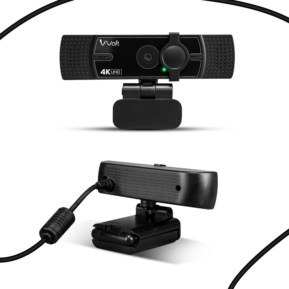 AIWaft 4K Webcam with AI Auto-Focus, EPTZ, Dual Microphones, 2D Noise Reduction, and Multi-Platform Compatibility for Streaming, Zoom, Google Meet, PC/Laptop/Tablet - Image 9