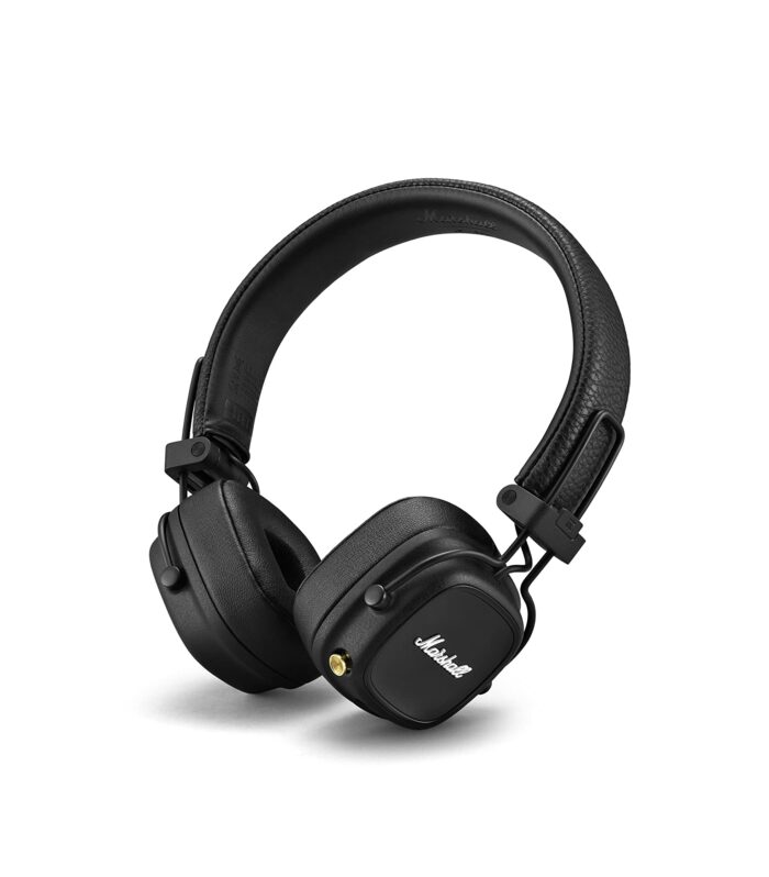 Marshall Major IV Wireless Bluetooth On Ear Headphone with Mic (Black)