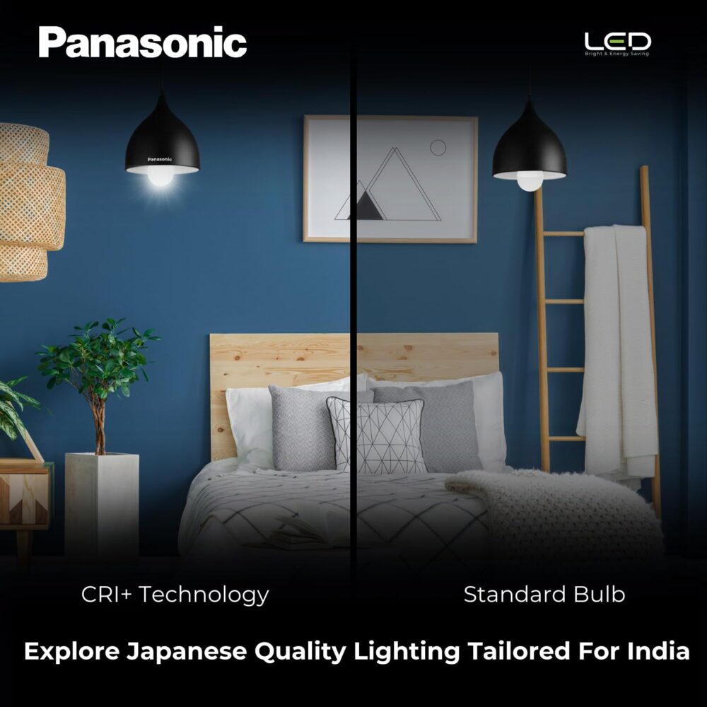 Panasonic 9 Watt LED Bulb, B22 Base 9W Bulb Light For Home, 25000+ BH with 1 Year Warranty, 6500K Cool Day Bulb (Pack of 4) - Image 4