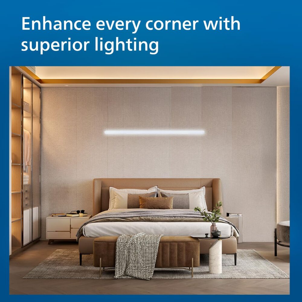 PHILIPS 25 W LED Tubelight | Ujjawal Neo LED Tubelight for Home & Hall, Colour : Cool Day Light, Pack Of 1 - Image 3
