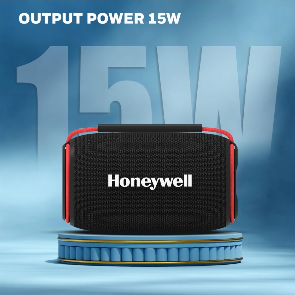 Honeywell Newly Launched Suono P400 15W 5.3 Bluetooth Speaker,Deep Bass Radiators,10H Playtime,IPX 6,TWS Feature,RGB Lights,SD Card,AUX,Type-C Port,Built-In Mic,78mm Drivers,2Yrs Manufacturer Warranty - Image 9