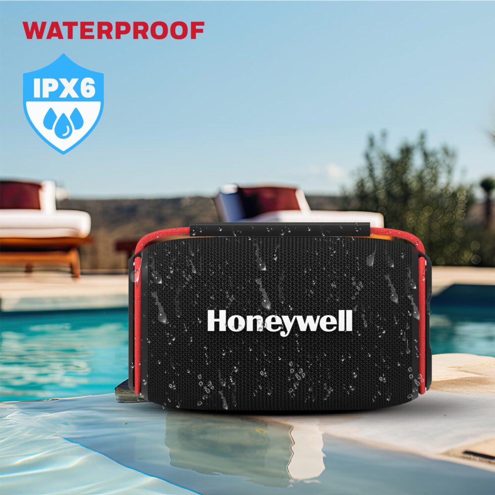 Honeywell Newly Launched Suono P400 15W 5.3 Bluetooth Speaker,Deep Bass Radiators,10H Playtime,IPX 6,TWS Feature,RGB Lights,SD Card,AUX,Type-C Port,Built-In Mic,78mm Drivers,2Yrs Manufacturer Warranty - Image 4