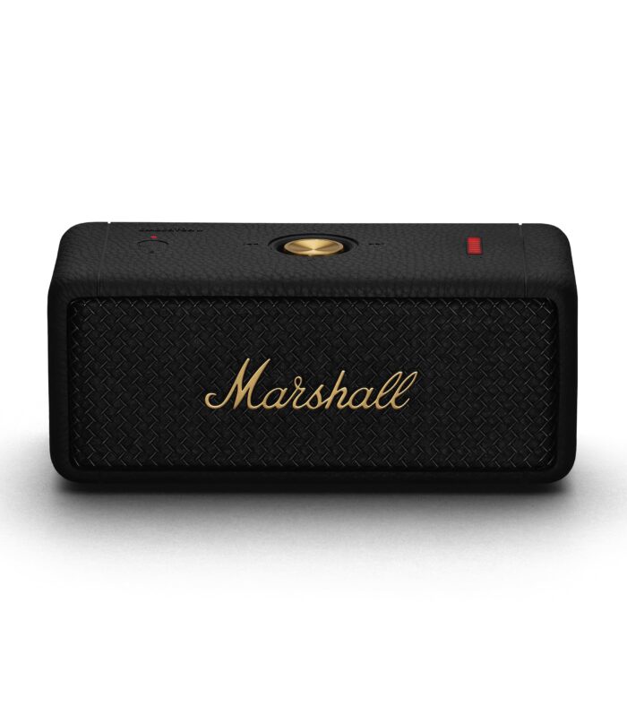 Marshall Emberton II 20 W Wireless Bluetooth Portable Outdoor Speaker (Black & Brass)