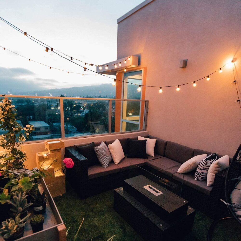 XERGY Acrylic Outdoor String Lights Led 15 Feet G40 Globe Lights With 15 Edison Break Proof Bulbs(1 Spare),Light For Backyard Terrace Garden Balcony Party Decor For Home Decoration,Warm White - Image 6
