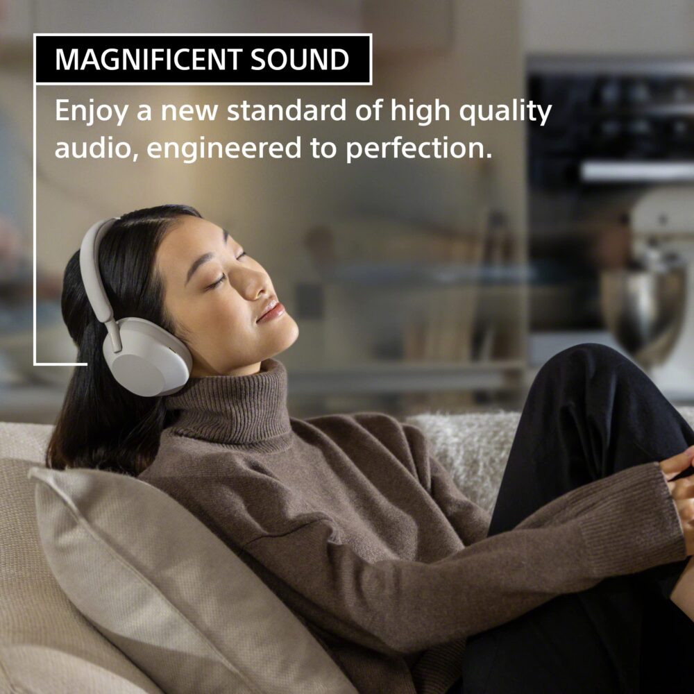 Sony WH-1000XM5 Best Active Noise Cancelling Wireless Bluetooth Over Ear Headphones with Mic for Clear Calling,Battery Life 30 Hours -Black - Image 14