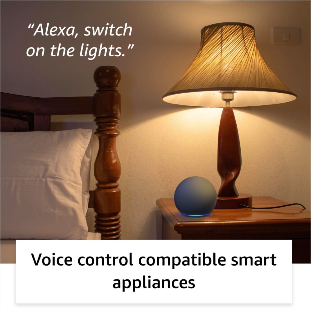 Amazon Echo Dot (5th Gen) | Smart speaker with Bigger sound, Motion Detection, Temperature Sensor, Alexa and Bluetooth| Black - Image 6