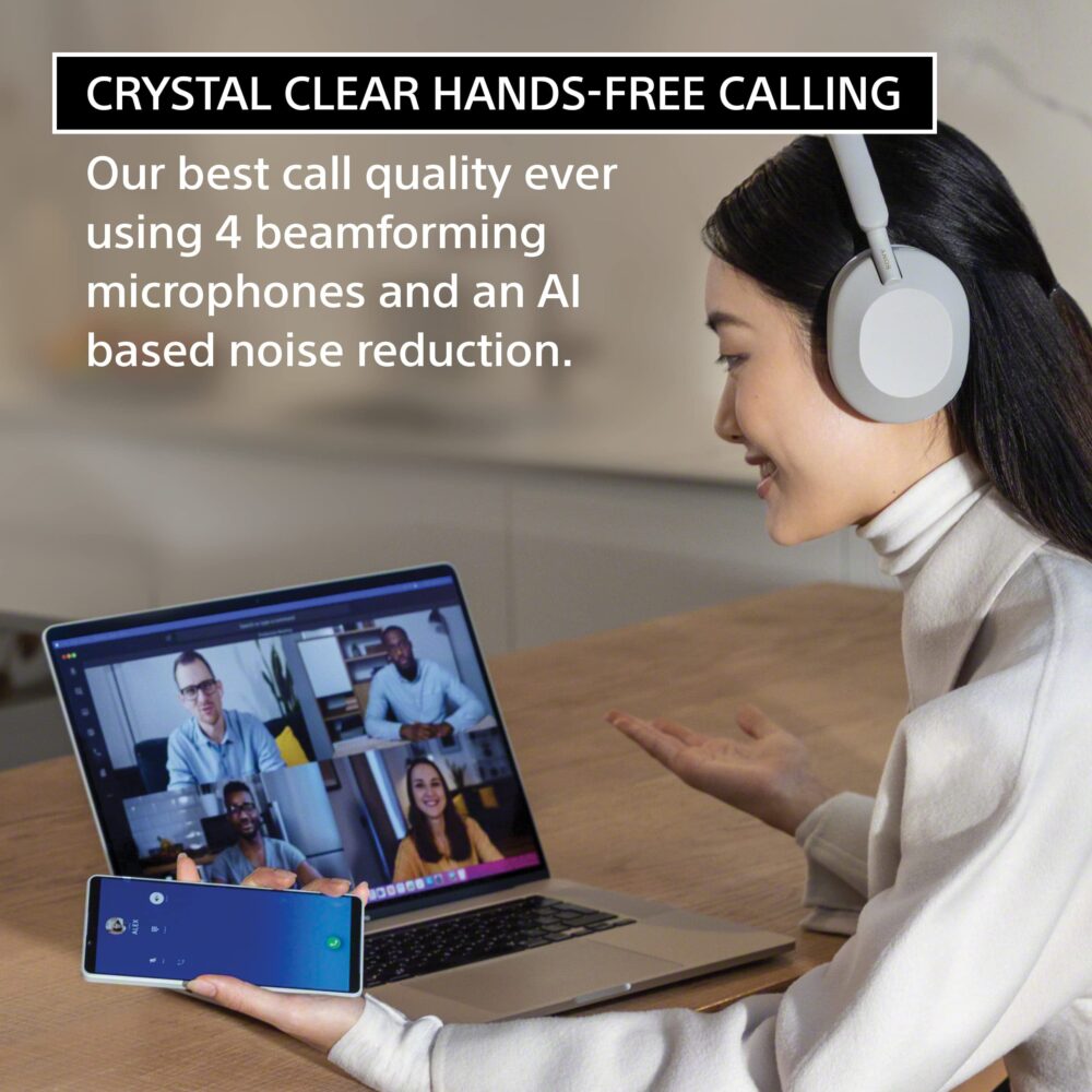 Sony WH-1000XM5 Best Active Noise Cancelling Wireless Bluetooth Over Ear Headphones with Mic for Clear Calling,Battery Life 30 Hours -Black - Image 13
