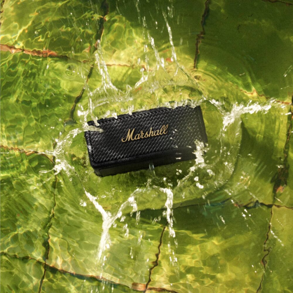 Marshall Emberton II 20 W Wireless Bluetooth Portable Outdoor Speaker (Black & Brass) - Image 9