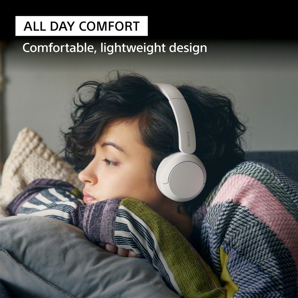 Sony WH-CH520 Wireless Bluetooth Headphones On Ear with Mic, Up to 50Hrs Battery, Quick Charge, DSEE Upscale, Multipoint Connectivity, Voice Assistant, Customized EQ-Blue - Image 9